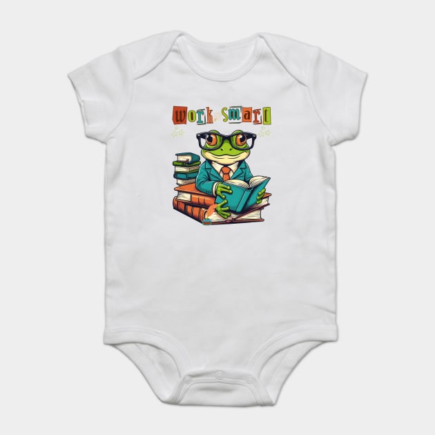 Frog Love Books Baby Bodysuit by JessArty